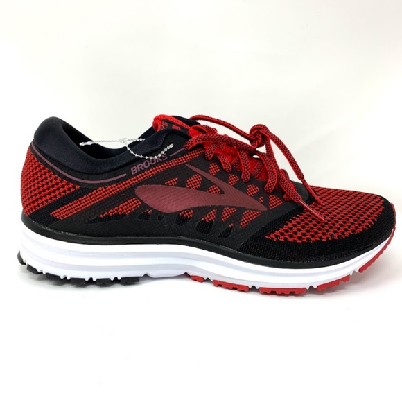 Brooks Revel Men's Training Running Shoes Red Blk - Picture 3 of 6